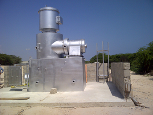 Mobile Incinerator Burn Rate 100kg/h minimum