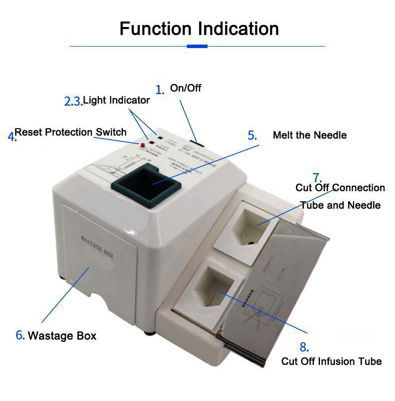 Syringe Needle Destroyer Needle Incinerator