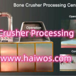 Pets Bone Crusher Processing Center with Vacuuming function