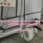 Waste Incinerator Air Fan Centrifugal  Fan DF5 550W 220V 850m3/hr.