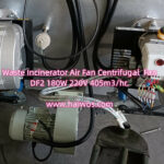 Waste Incinerator Air Fan Centrifugal  Fan DF2 180W 220V 405m3/hr.