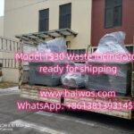 Model TS30 Waste Incinerator ready for shipping